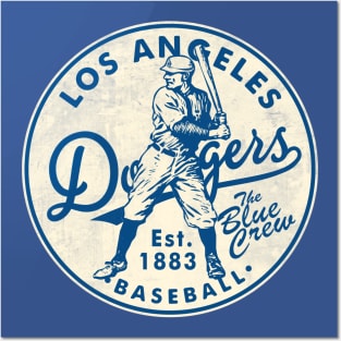 Old Style Dodgers (LARGE) by Buck Tee Posters and Art